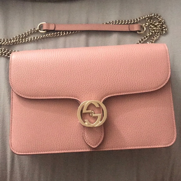 gucci interlocking bag pink